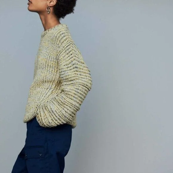 NWT Maje Marled Knit Sweater In Multicolor Size 2 (M)